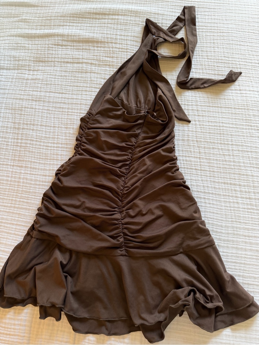 REVOLVE Brown Halter One-Piece - Picture 2 of 2